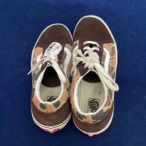 COPY - Van’s Old Skool Woodland Camo Low Top Lace Up Men’s Size 7.5 / Women’s S…